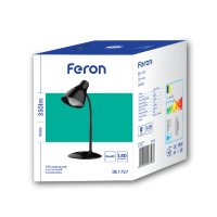 Настольный LED светильник Feron DE1727 черный