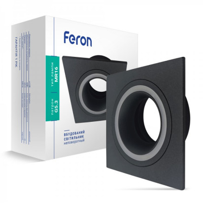 Встраиваемый светильник Feron DL6140 черный