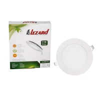 LED світильник вбудований круглий Lezard 9W 4200K