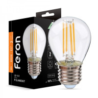 Светодиодная лампа Feron Filament LB-161 6Вт E27 4000K