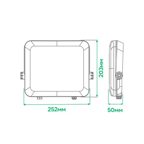Світлодіодний прожектор Ardero LL-4100ARD PRO 100W 10000Lm 6500K