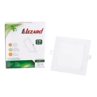 LED світильник вбудований квадратний Lezard 9W 4200K