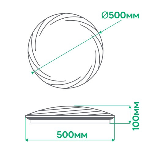 Світлодіодний світильник Ardero AL5000-3ARD 72W SUNLIGHT