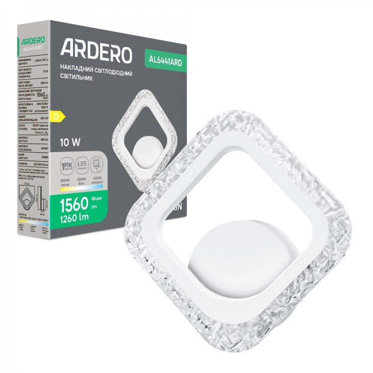 Светодиодный накладной светильник Ardero AL6441ARD RAIN 10Вт белый
