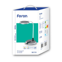 Настольный LED светильник Feron DE1731 Черный