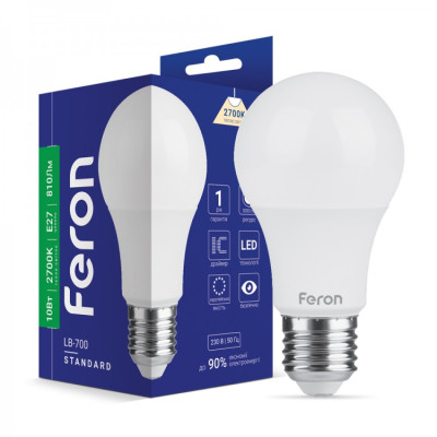 LED лампа Feron LB-700 10W E27 2700K