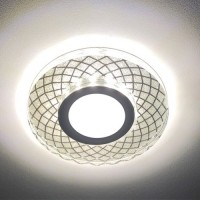 Встраиваемый светильник Feron CD833 с LED подсветкой