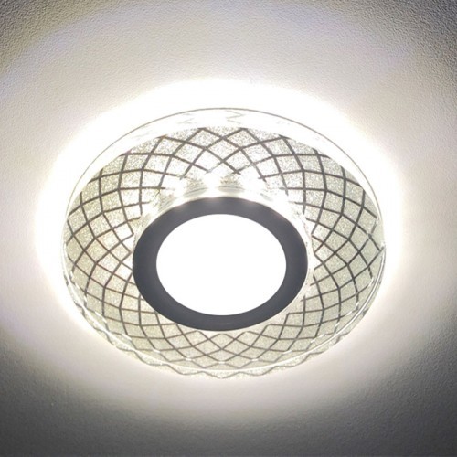 Встраиваемый светильник Feron CD833 с LED подсветкой