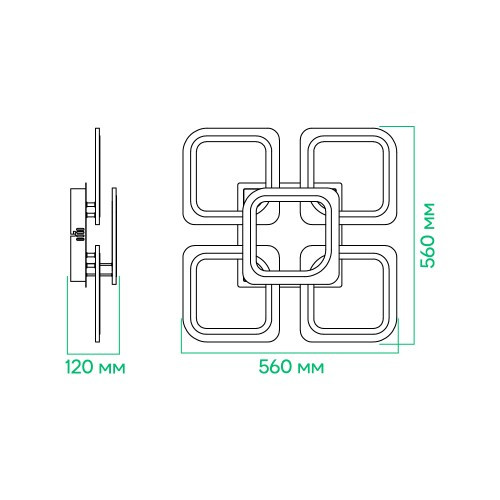 Світлодіодний SMART світильник Ardero AL6440ARD SOFT S 105w