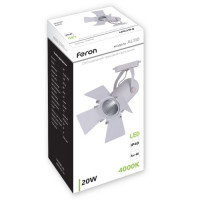 Трековый светильник Feron AL110 20W белый