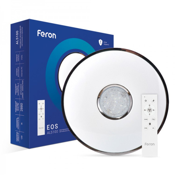 LED светильник Feron AL5100 EOS c RGB 36W