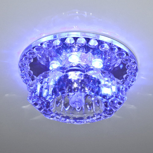 Встраиваемый светильник Feron JD125 c LED подсветкой RGB