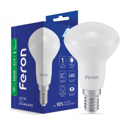 LED лампа Feron LB-740 7W E14 6400K