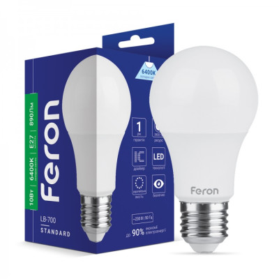LED лампа Feron LB-700 10W E27 6400K