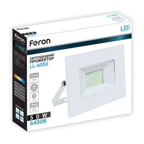 LED прожектор Feron LL-6050 50W Белый 