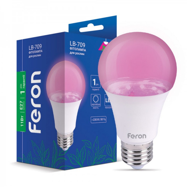 LED фитолампа Feron LB-709 11W E27