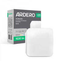 Накладний квадратний світлодіодний світильник Ardero 18Вт 5000К IP40 AL806ARD