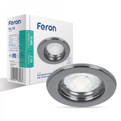 Встраиваемый светильник Feron DL10 хром
