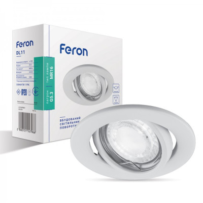 Встраиваемый светильник Feron DL11 белый