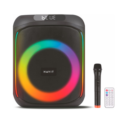 Портативна колонка HAVIT SQ146BT 60W RGB Black