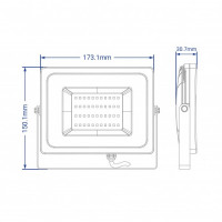LED прожектор Feron LL-8050 50W Черный