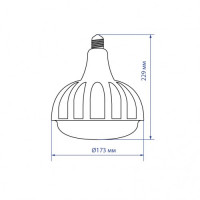 LED лампа Feron LB-651 100W Е27-E40 6500K