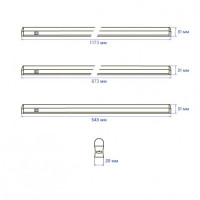 Линейный LED светильник для растений Feron AL7001 14W