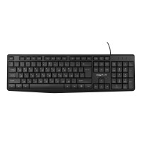 Дротова клавіатура HAVIT KB206 USB Black