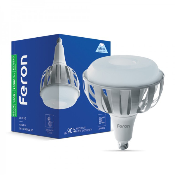 LED лампа Feron LB-652 150W Е27-E40 6500K