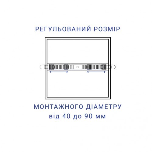Встраиваемый LED светильник Feron AL704-S 12W