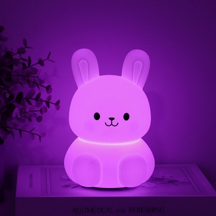 Светильник ночник Ardero SNL-R02ARD зайчик белый RGB