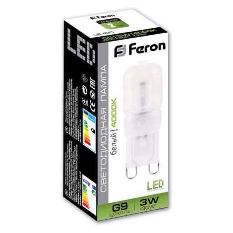Светодиодная лампа Feron LB-430 3W G9 4000K