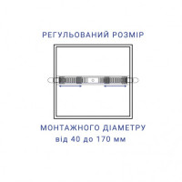 Встраиваемый LED светильник Feron AL704-S 27W