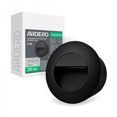 Архитектурный светодиодный накладной светильник Ardero DH1020ARD 3Вт 3000K че...