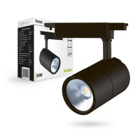 Трековый светильник Feron AL103 30W 4000k черный угод рассеивания 60