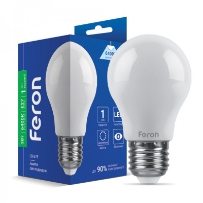 LED лампа Feron LB-375 3W E27 6400K