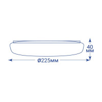 Накладной светодиодный светильник Feron AL708 32W 4000K
