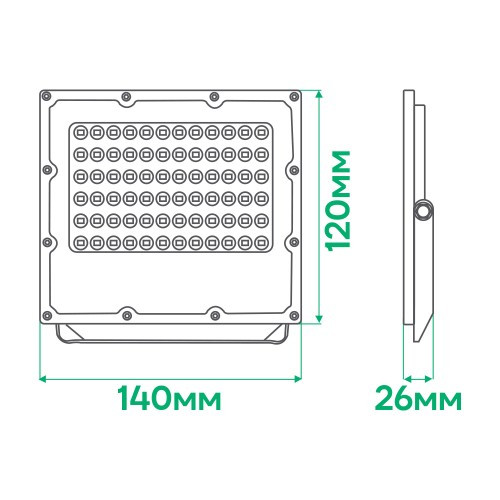 Світлодіодний прожектор Ardero LL-3030ARD 30W 3600Lm 6500K