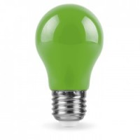LED лампа Feron LB-375 3W E27 зеленая