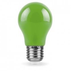 LED лампа Feron LB-375 3W E27 зеленая