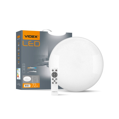 LED світильник функціональний круглий VIDEX STAR 72W 2800-6200K