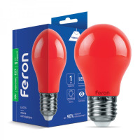 LED лампа Feron LB-375 3W E27 красная