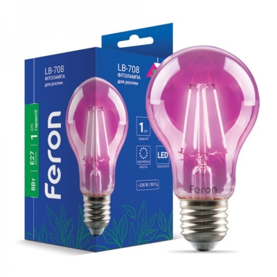LED фитолампа Feron LB-708 8W E27