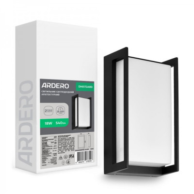 Архитектурный светодиодный накладной светильник Ardero DH0172ARD 18Вт 3000K ч...