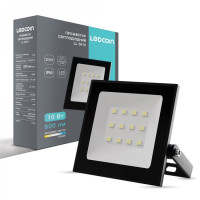 Светодиодний прожектор Ledcoin LL-5010 10Вт 6500K черный