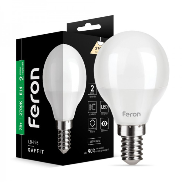 LED лампа Feron LB-195 7W E14 2700K