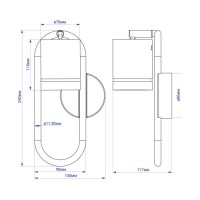 Накладной светильник Feron ML380 черный