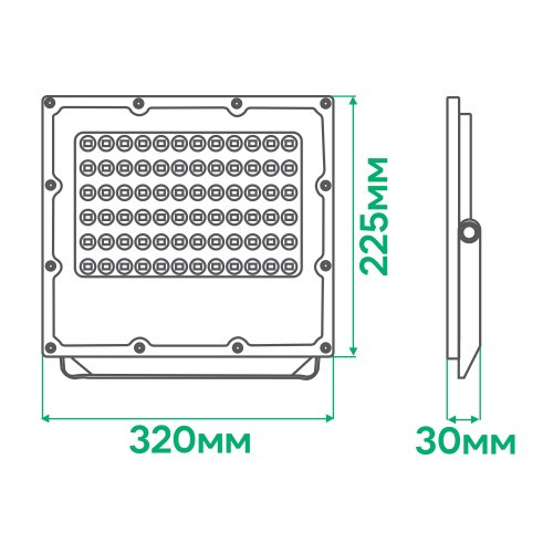 Світлодіодний прожектор Ardero LL-3150ARD 150W 18000Lm 6500K