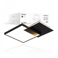 Светодиодный светильник Feron AL6200 QUADRO S 50W черный