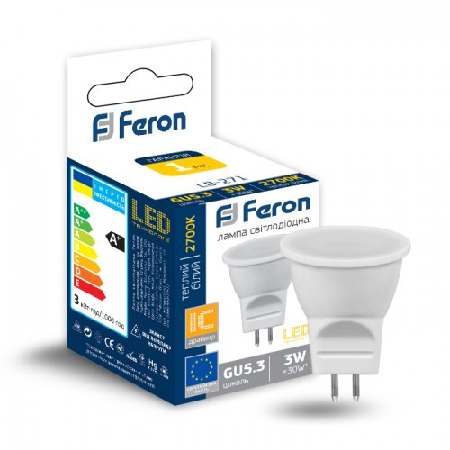 LED лампа Feron LB-271 3W G5.3 2700K